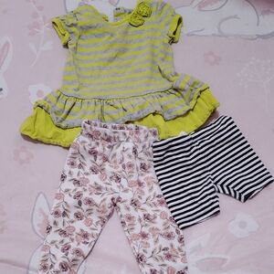Bundle Of 6-9 Month Baby Girl Clpthes 3 Pieces